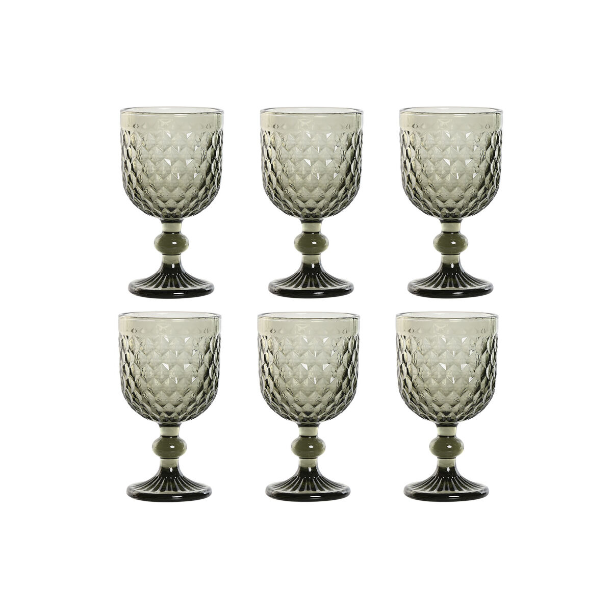 Glasset Home ESPRIT Grå Glas 240 ml (6 antal)