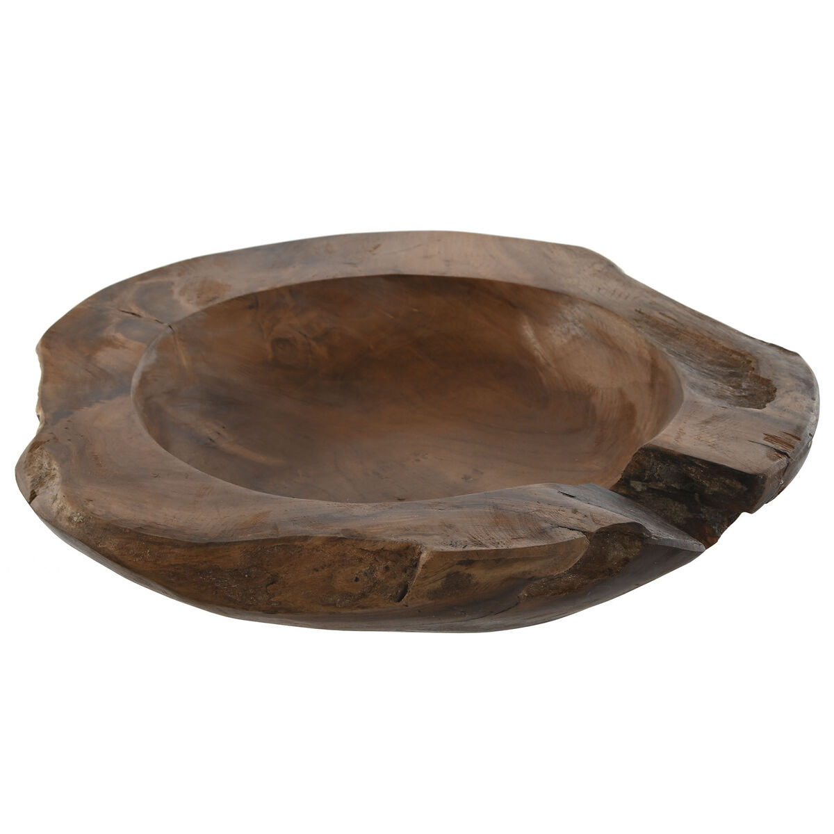 Bordsdekoration Home ESPRIT Naturell Mörkbrun 45 x 45 x 6 cm