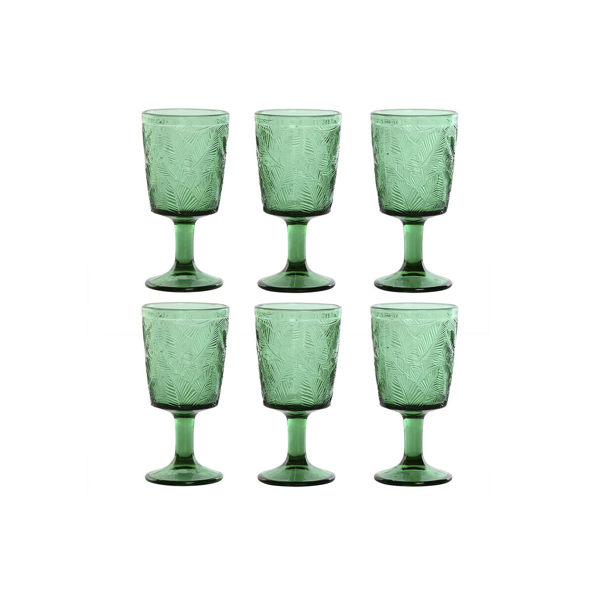 Glasset Home ESPRIT Grön Glas 285 ml (6 antal)