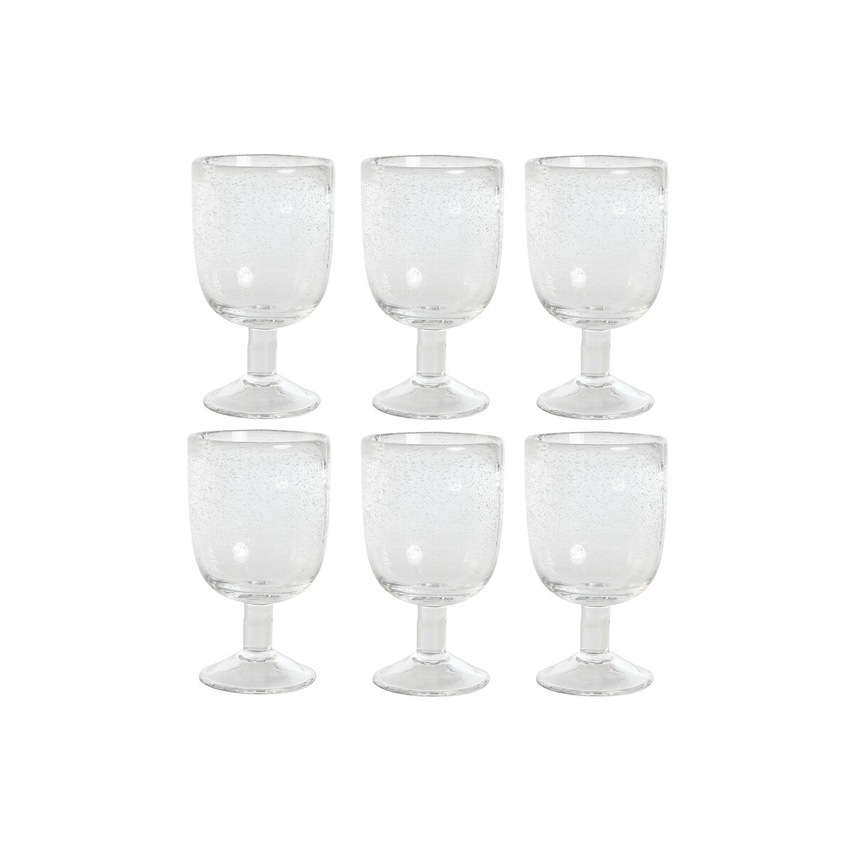 Glasset Home ESPRIT Transparent Glas 300 ml 8 x 8 x 14 cm (6 antal)