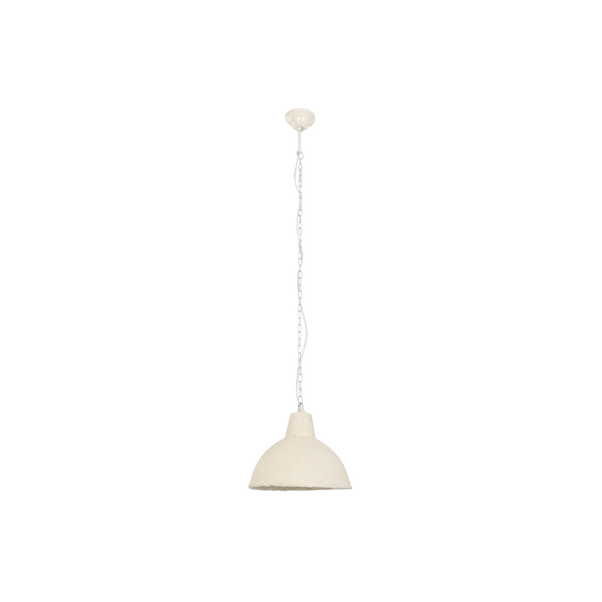 Taklampa Home ESPRIT Vit Papper Järn 50 W 33 x 33 x 26 cm
