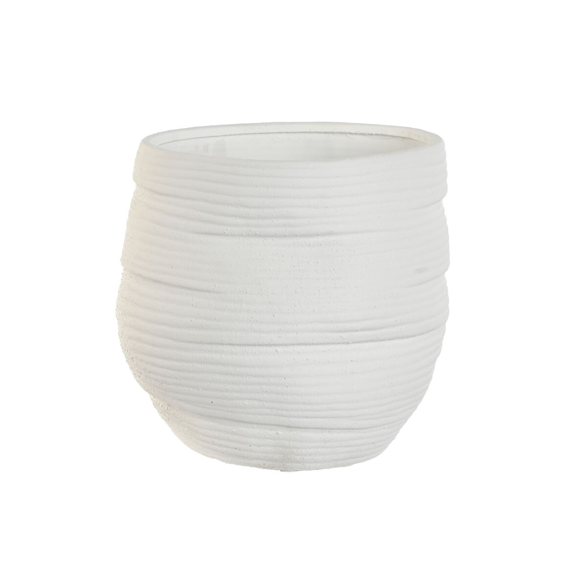 Kruka Home ESPRIT Vit Keramik 29 x 29 x 27 cm