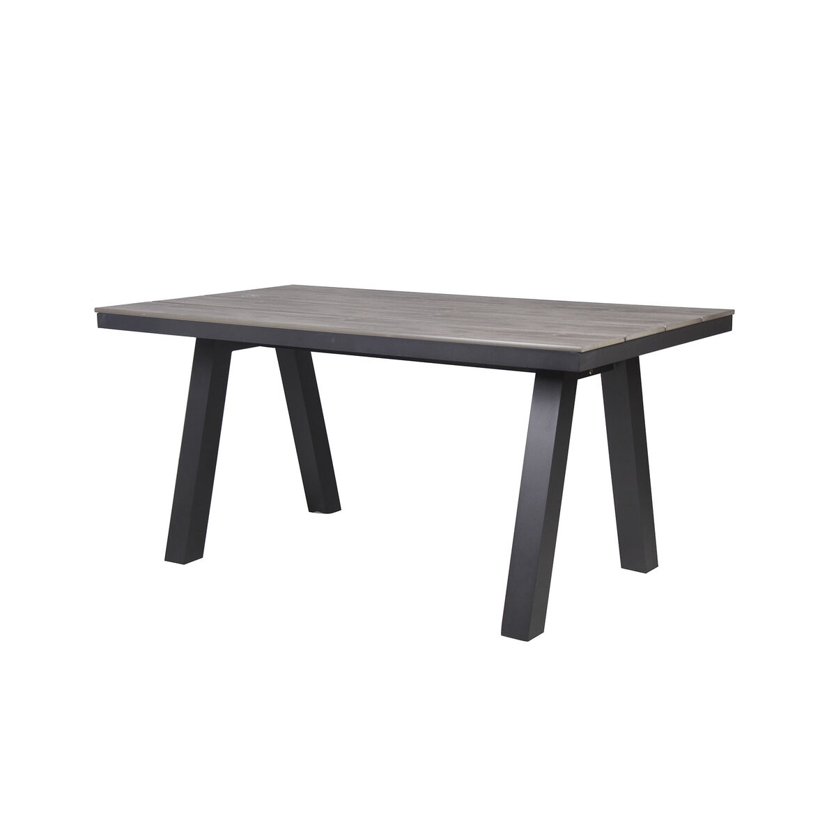 Matsalsbord Home ESPRIT Grå Aluminium polystyren 160 x 90 x 77 cm