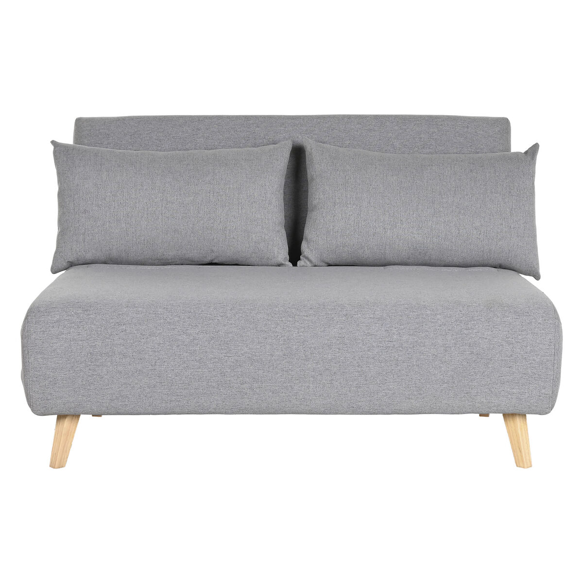 Bäddsoffa Home ESPRIT Naturell Ljusgrå 120 x 91 x 78 cm