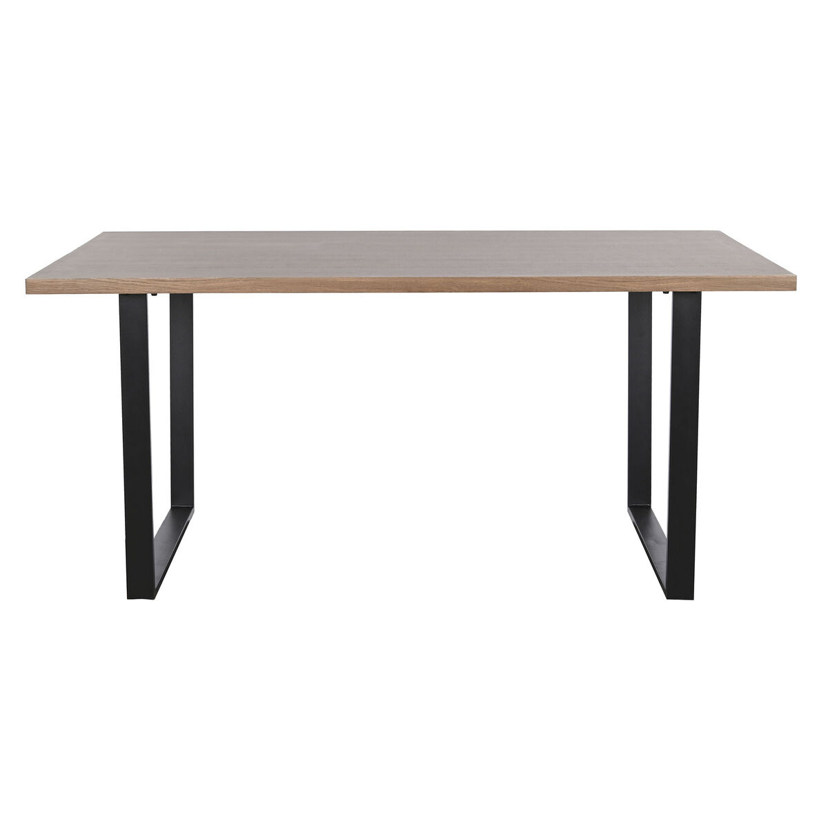 Matsalsbord Home ESPRIT Brun Svart Järn Trä MDF 160 x 90 x 75 cm