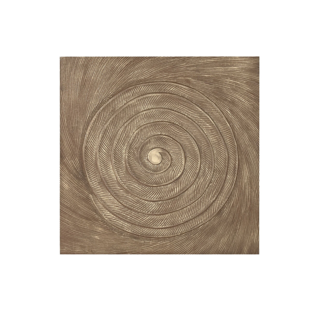 Väggdekoration Home ESPRIT Gyllene Modern 120 x 3,5 x 120 cm