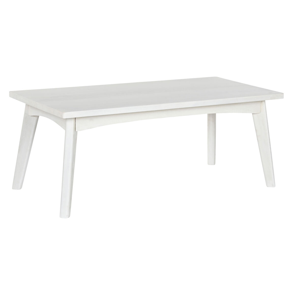 Soffbord Home ESPRIT Vit Mangoträ 115 x 55 x 45 cm