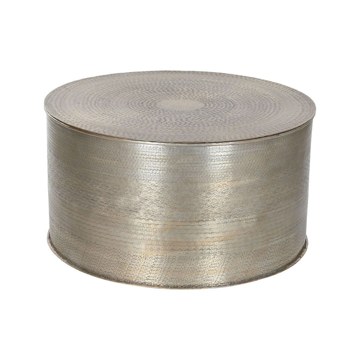 Soffbord Home ESPRIT Gyllene Aluminium 90 x 90 x 47 cm