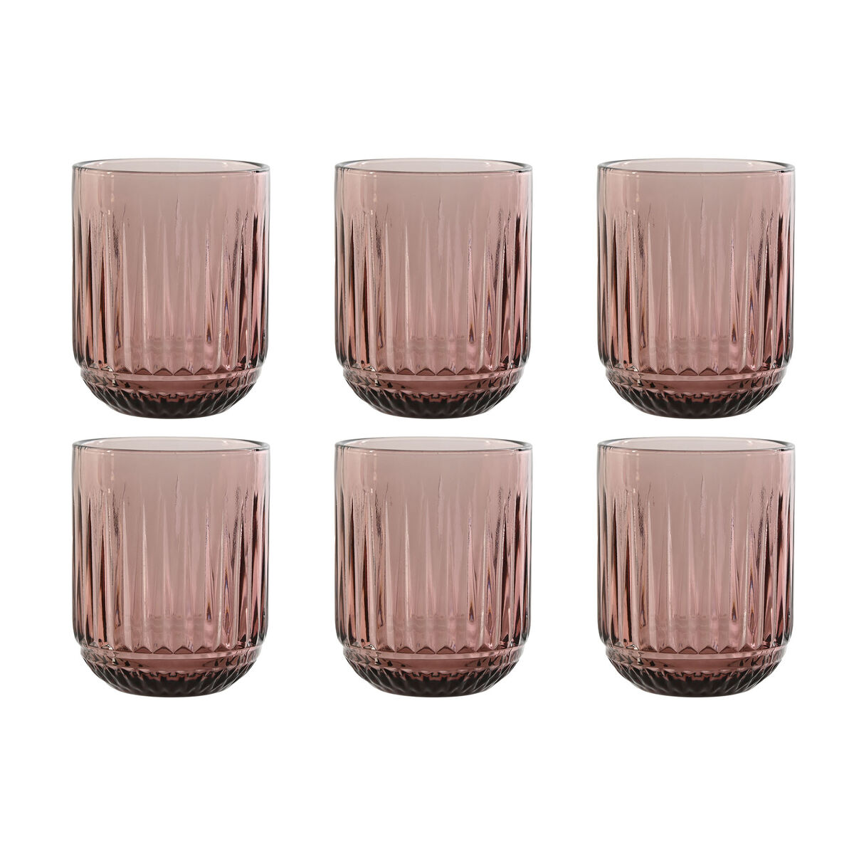 Glasset Home ESPRIT Rosa Glas (6 antal)