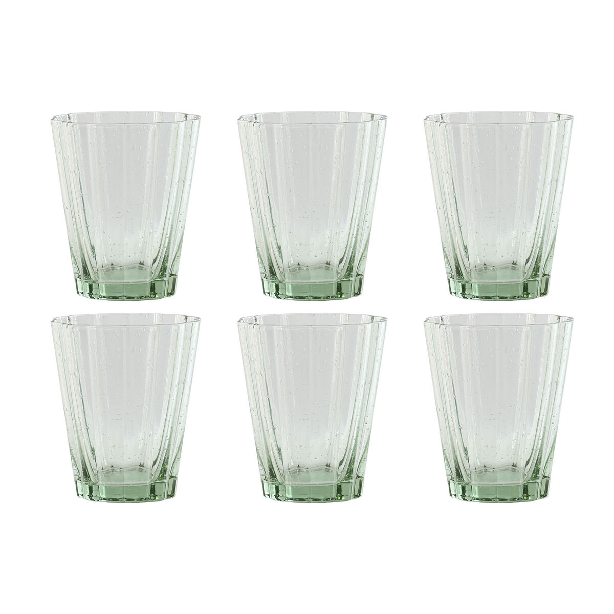 Glasset Home ESPRIT Grön Glas 280 ml (6 antal)
