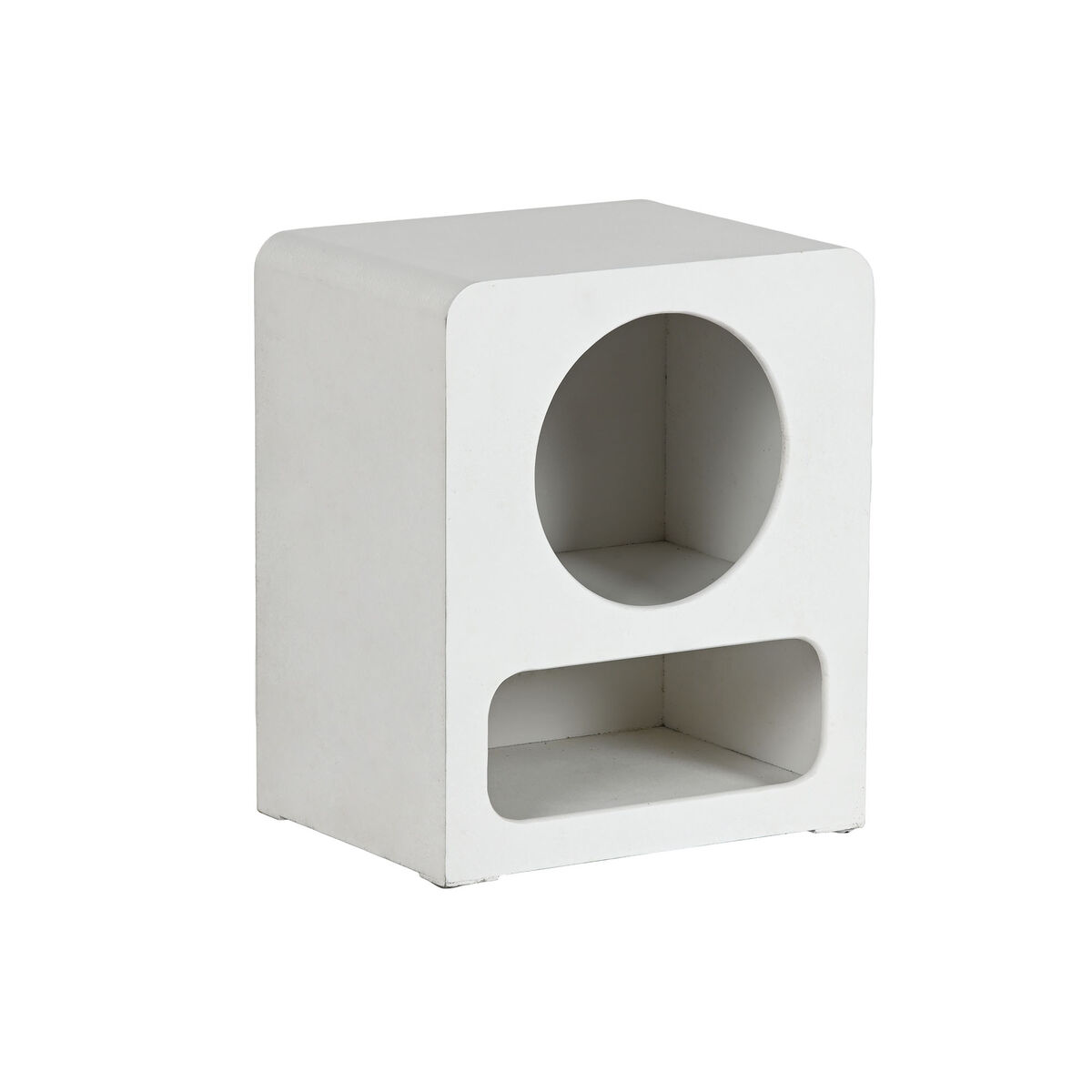 Nattduksbord Home ESPRIT Vit Trä MDF 40 x 30 x 48 cm