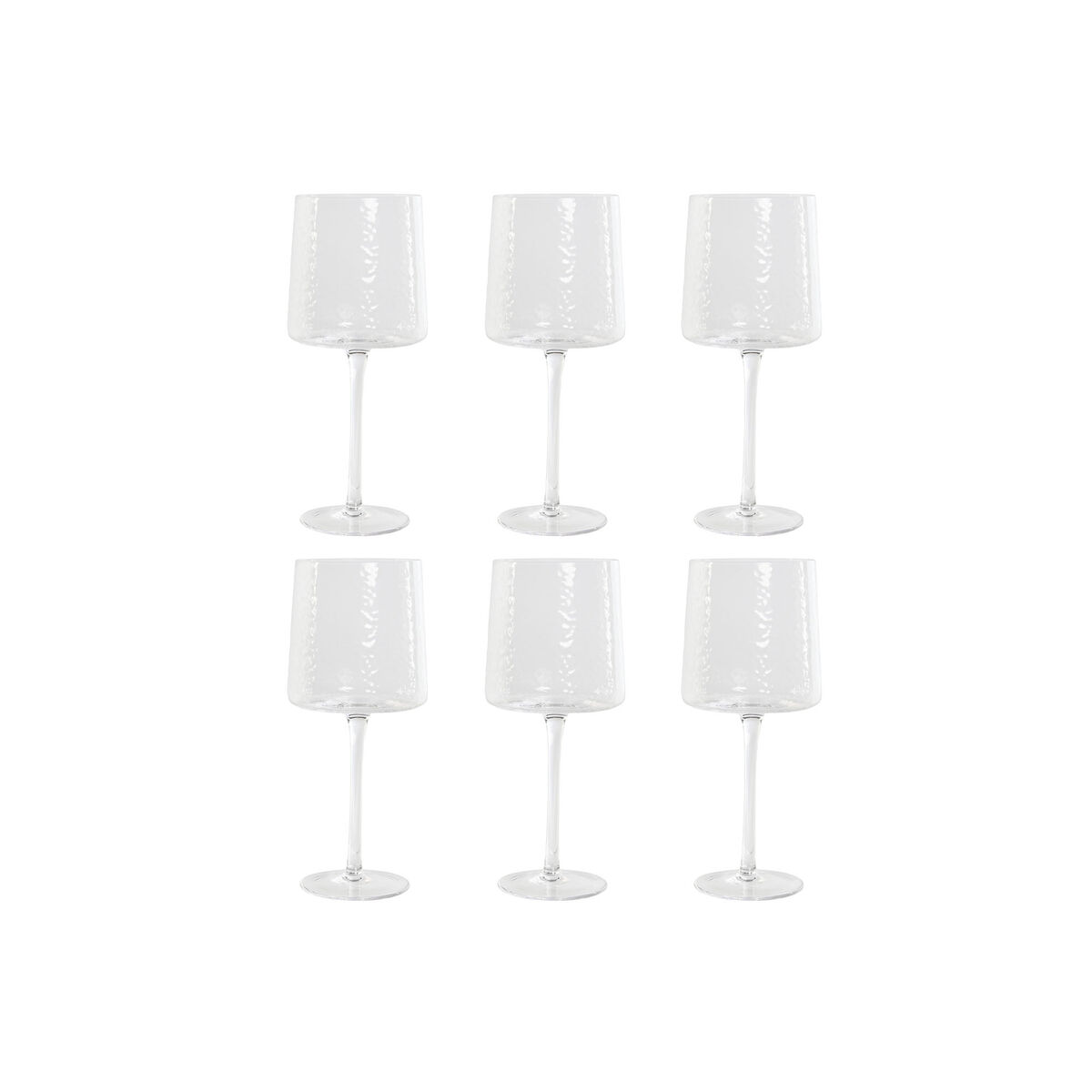 Glasset Home ESPRIT Transparent Glas 9,6 x 9,6 x 22,5 cm (6 antal)