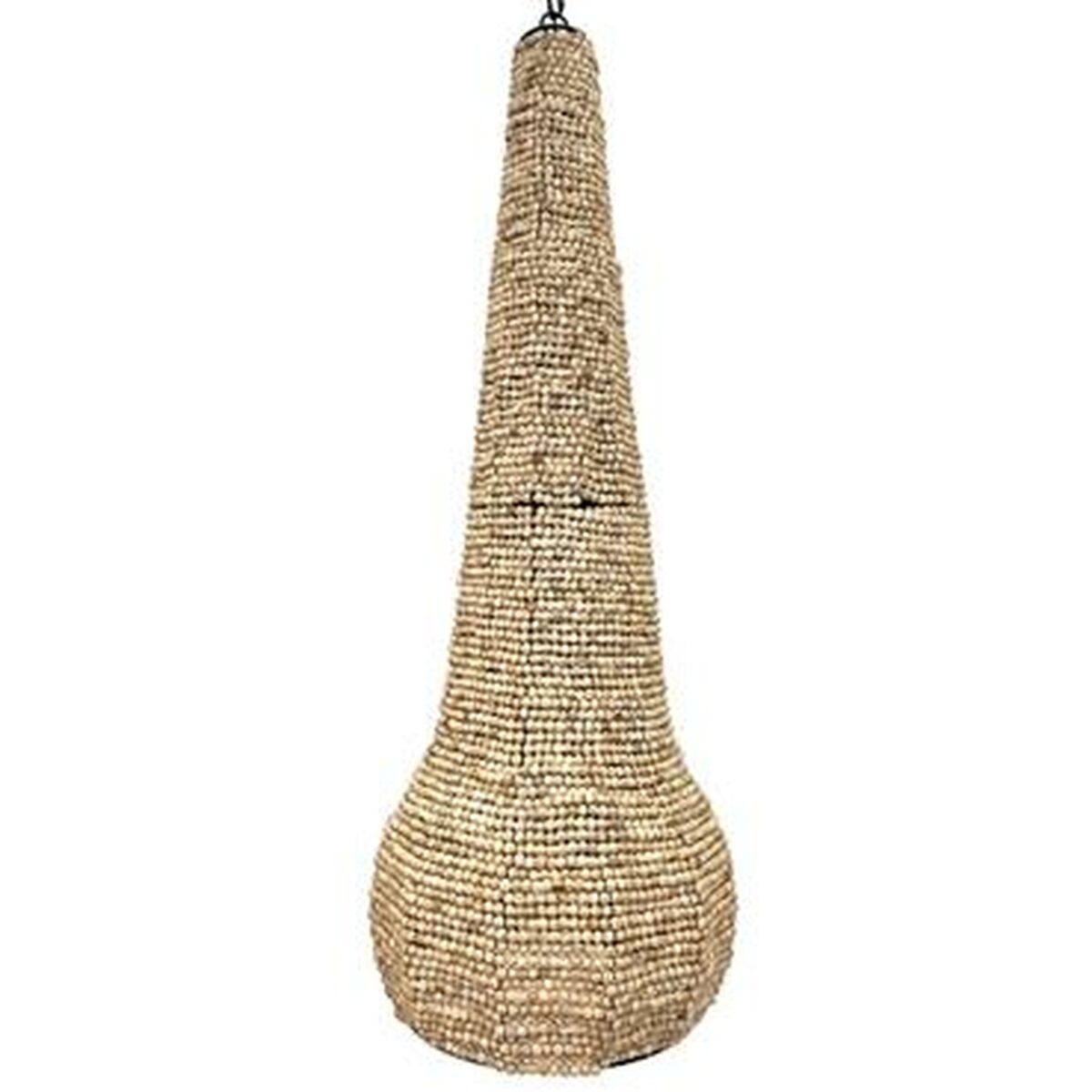 Taklampa Home ESPRIT Naturell Trä Metall 50 W 36,5 x 36,5 x 174,5 cm