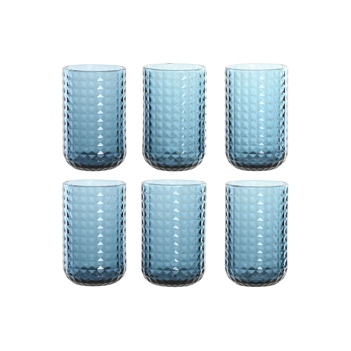 Glasset Home ESPRIT Blå Glas 420 ml (6 antal)