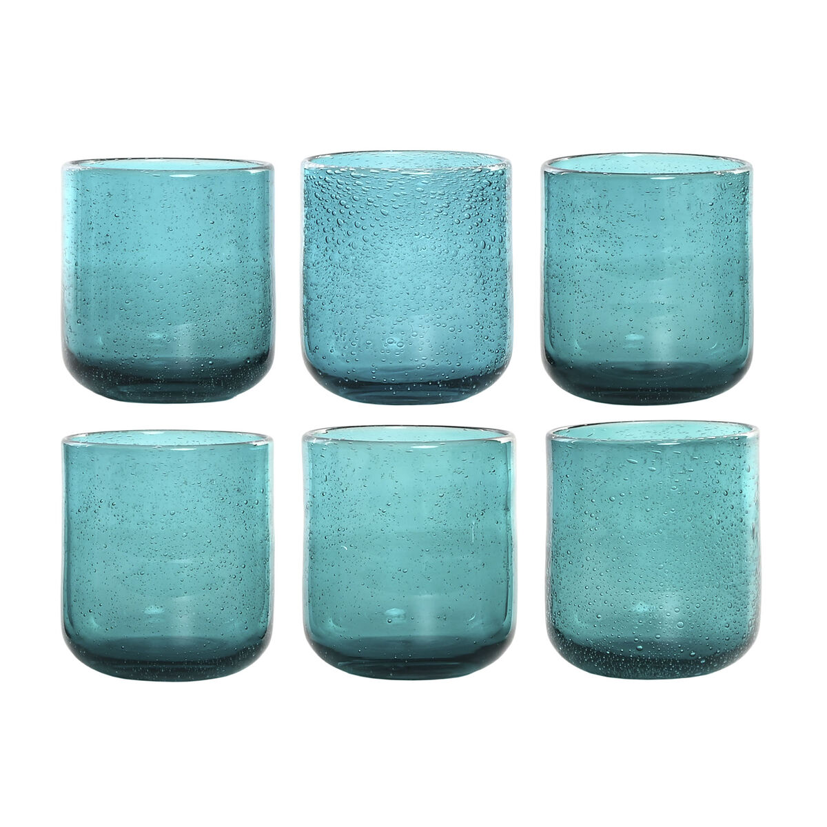 Glasset Home ESPRIT Turkos Glas 320 ml (6 antal)