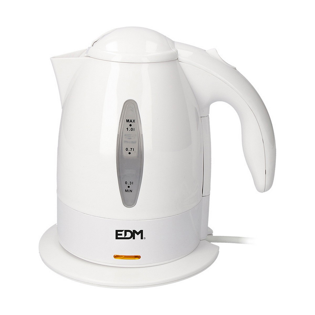 Vattenkokare EDM 07655 Vit polypropen 2200 W 1 L