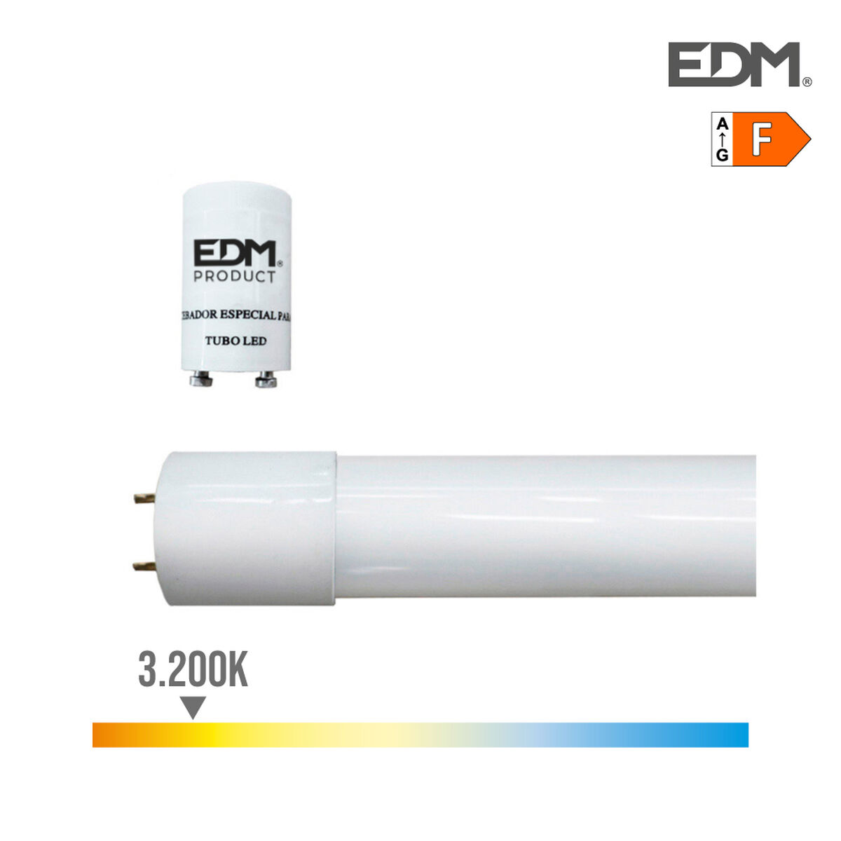 LED Tub EDM 31195 F 22 W 58 W G13 T8 2310 Lm Ø 2,6 x 150 cm (3200 K)