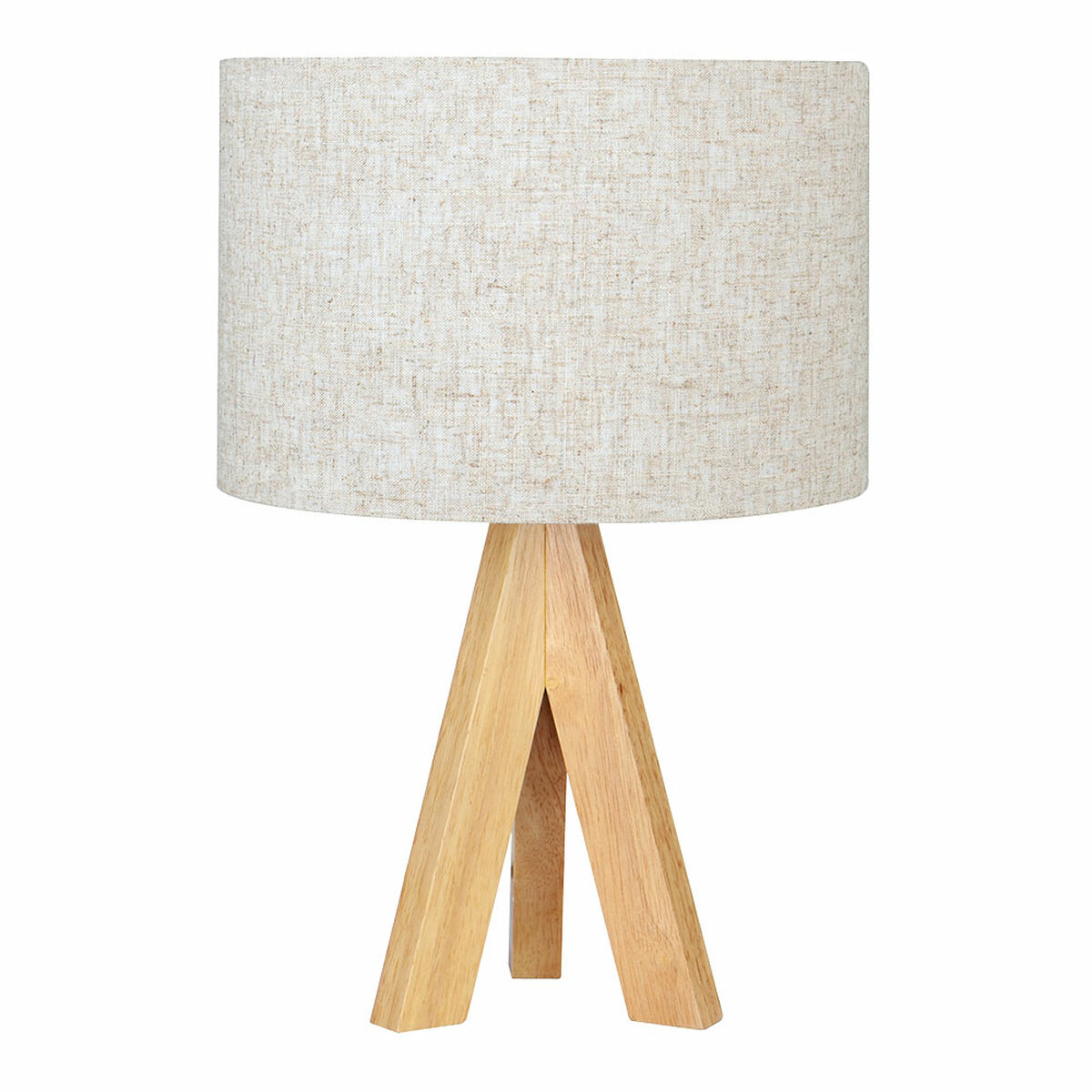Bordslampa EDM 32160 Trä Tyg 18 x 18 x 30 cm E27