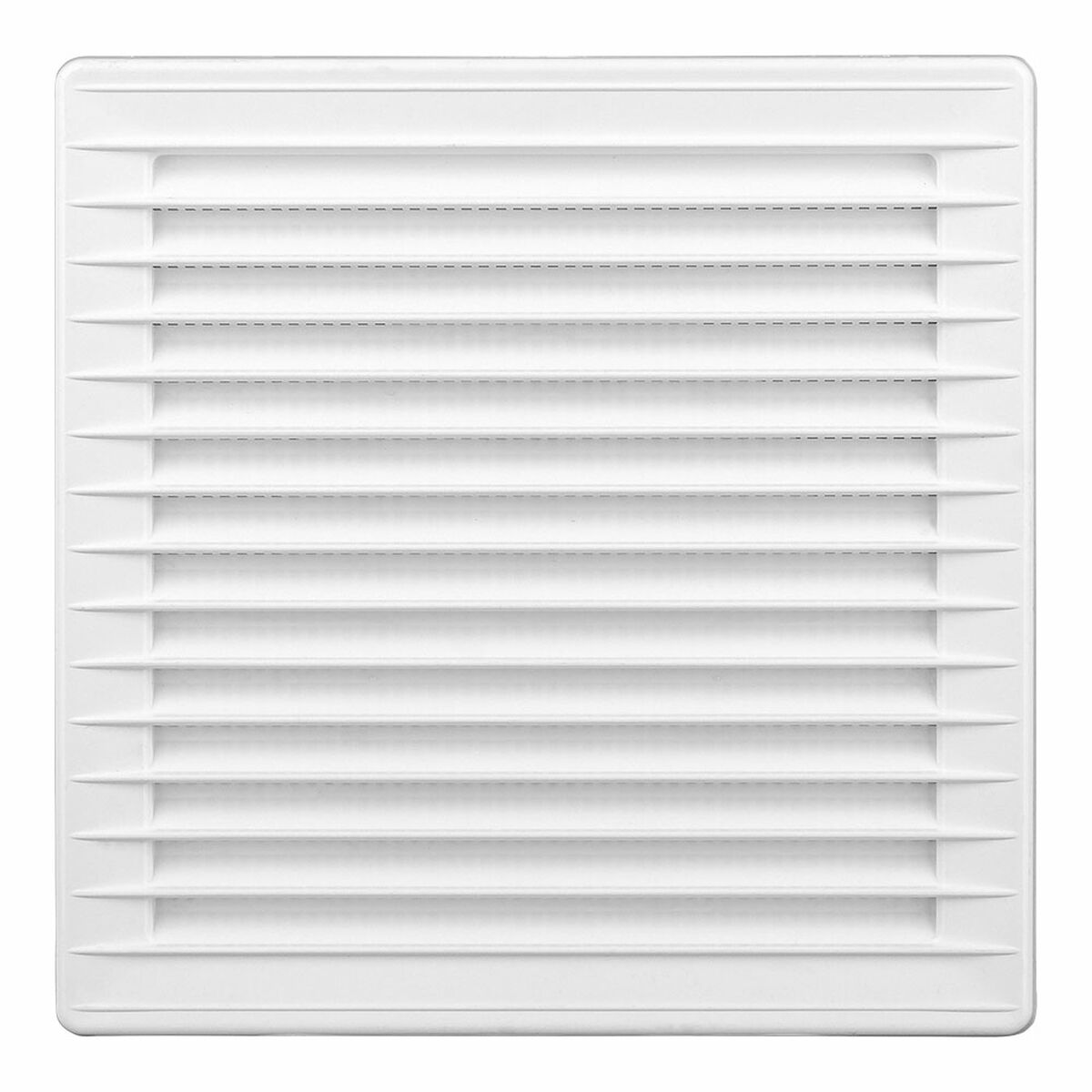 Ventilationsgaller EDM 87724 Vit 17 x 17 x 1,15 cm Myggnät