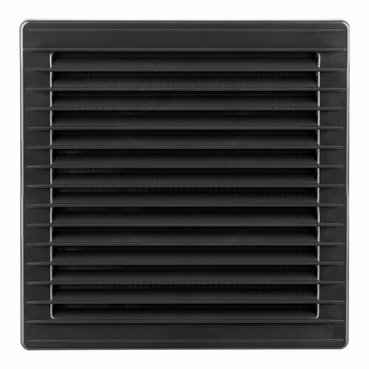 Ventilationsgaller EDM 87730 Antracitgrå 17 x 17 cm Myggnät