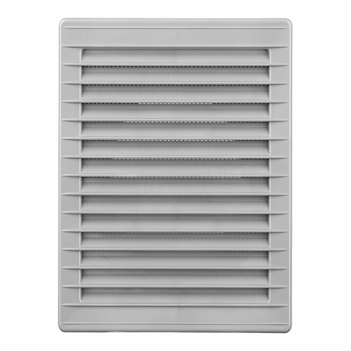 Ventilationsgaller EDM 87734 Grå 13,5 x 20,5 cm Myggnät