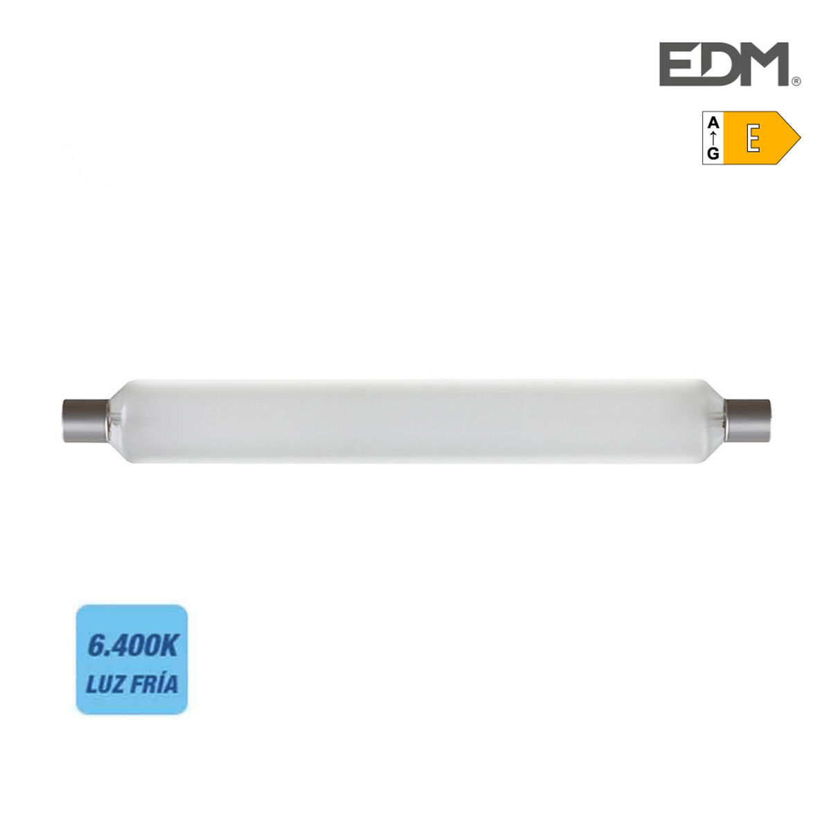 LED Tub EDM 98816 Sofito E 75 W 8 W 950 Lm 880 Lm Ø 3,8 x 31 cm (6400 K)