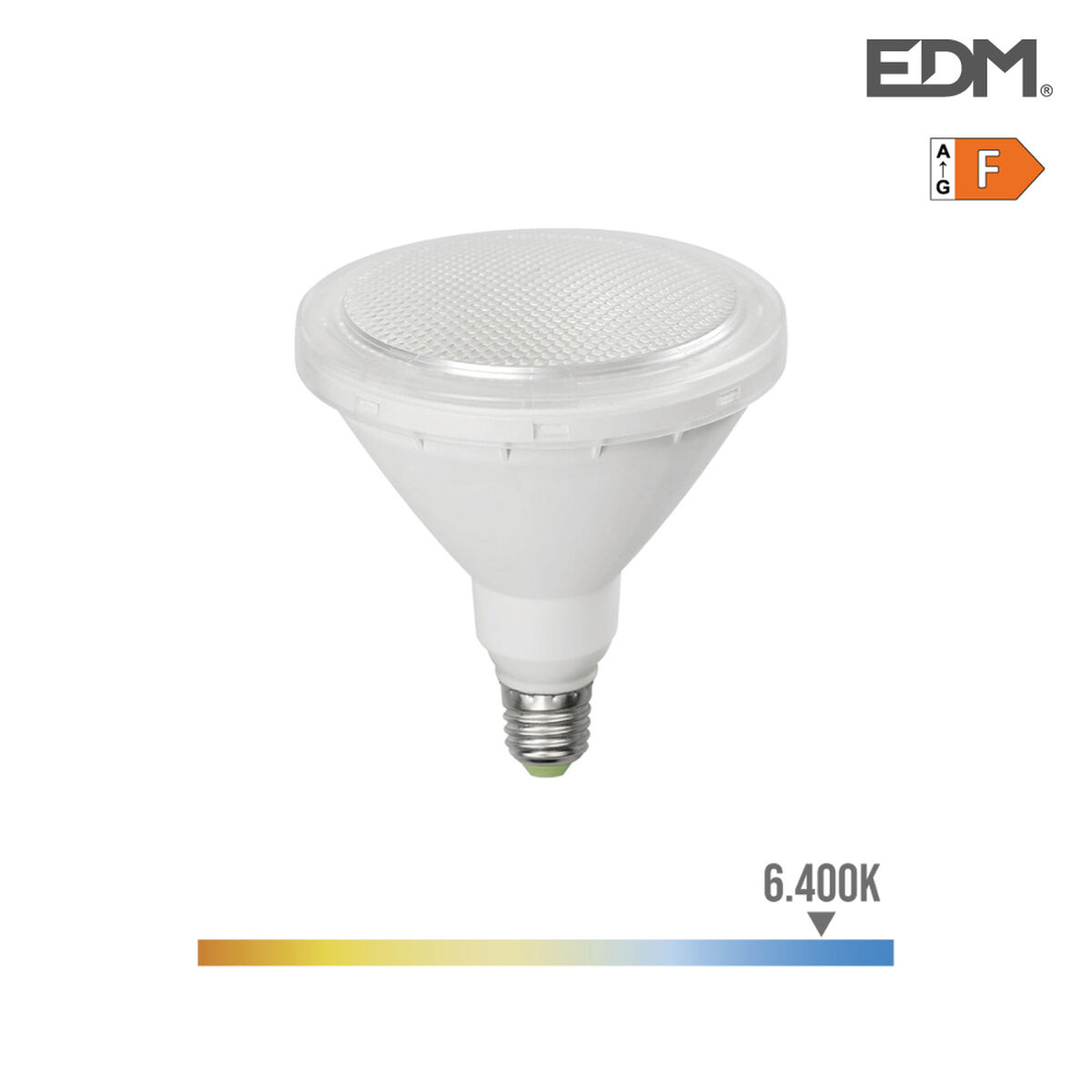 LED-lampa EDM 98871 F 15 W 80 W E27 1200 Lm Ø 12 x 13,8 cm (6400 K)