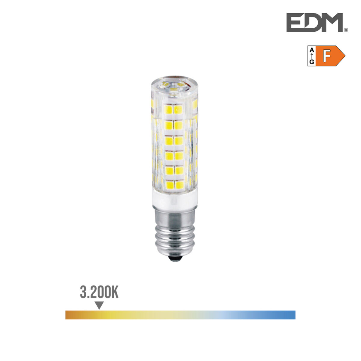 LED-lampa EDM 98887 F 35 W 4,5 W 39 W E14 450 lm Ø 1,6 x 6,6 cm Rörformig (3200 K)