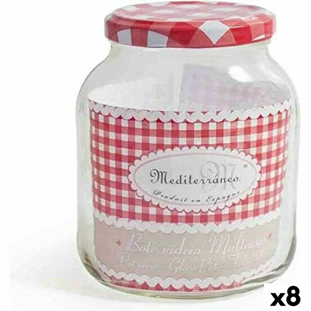 Burk Mediterraneo Bov Flera användningsområden Glas 720 ml (8 antal)