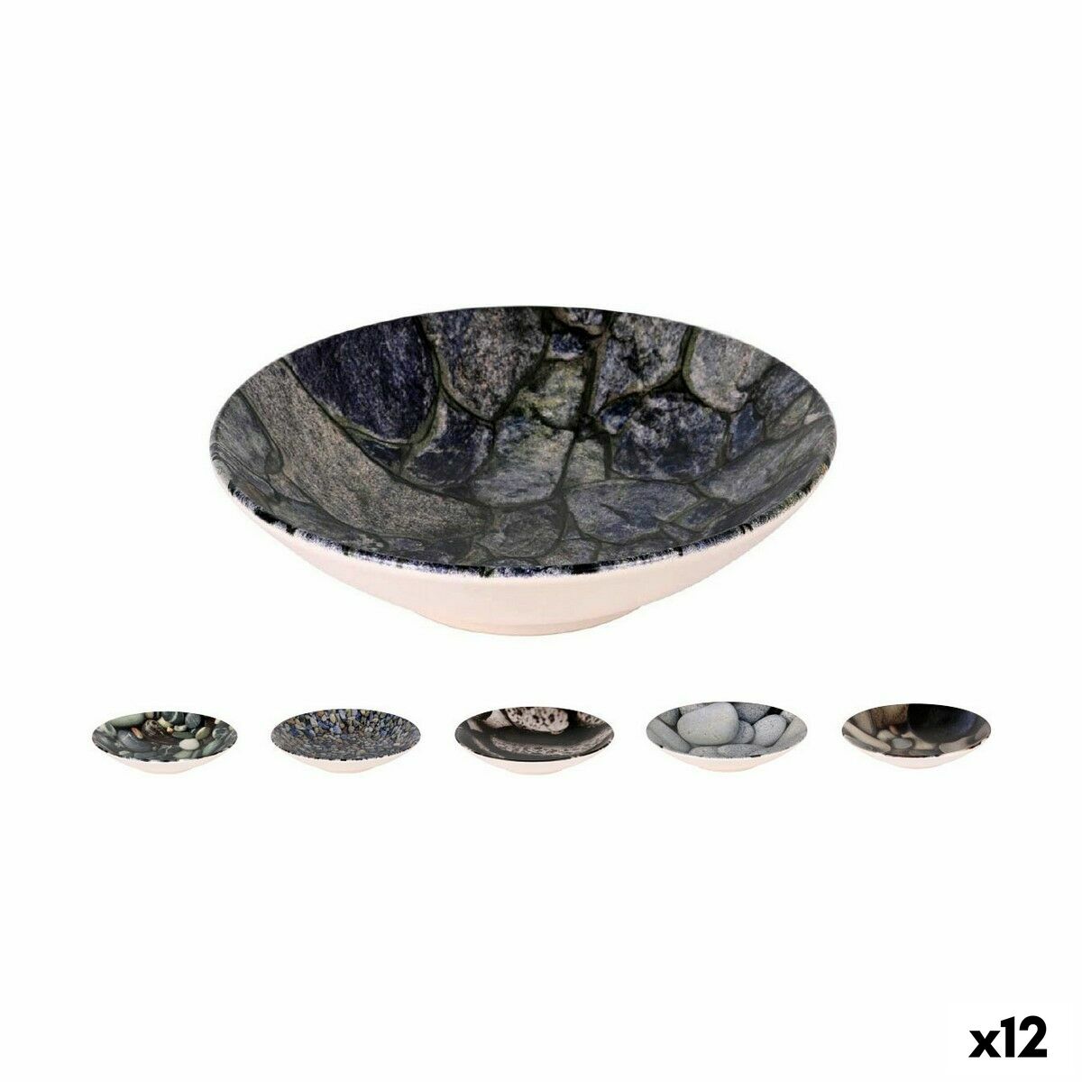 Djup tallrik Inde Apolo 22 x 5 cm (12 antal)