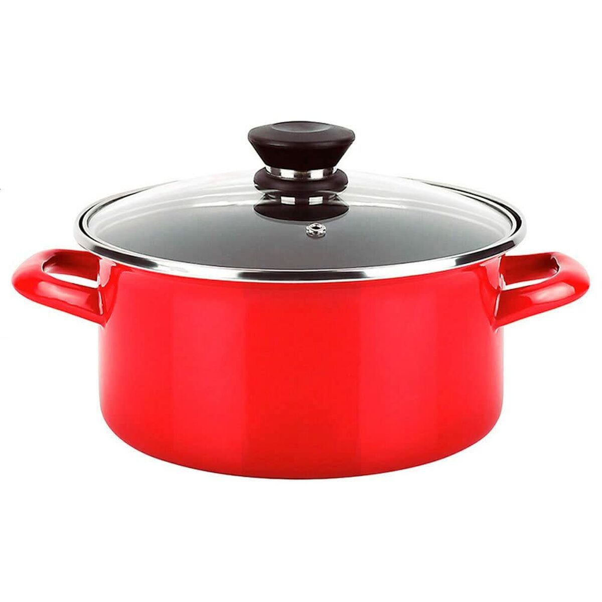 Kastrull FAGOR Optimax Röd Emaljerat stål (Ø 26 x 14 cm)
