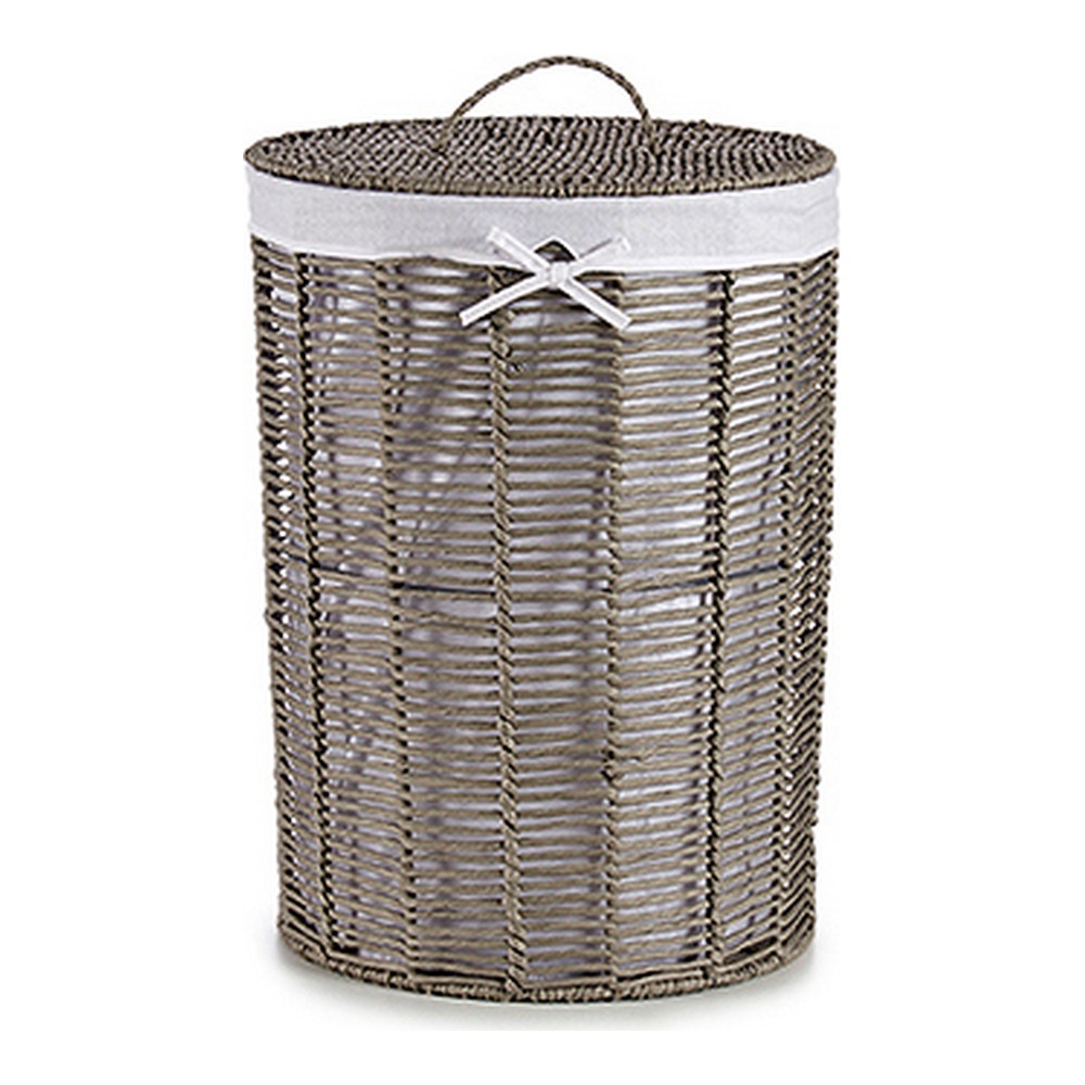 Tvättkorg Kipit Vit Grå vide 40 L 76 L 44 x 56 x 44 cm