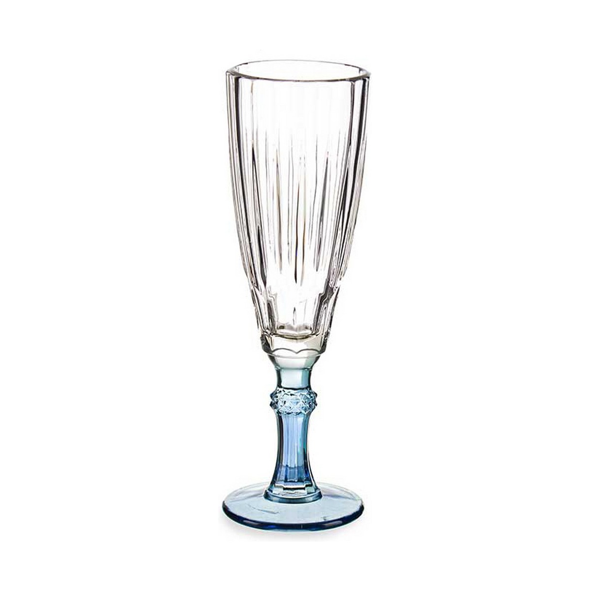Champagneglas Vivalto Exotic Blå Glas 170 ml