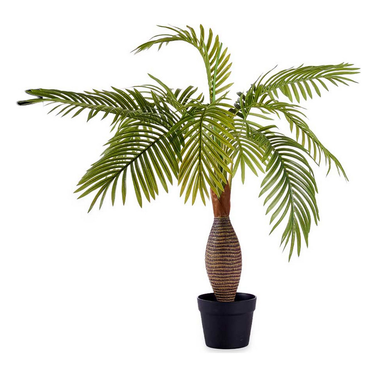 Dekorativ växt Ibergarden BRS-ADG193 Plast Järnkabel Palmträd 100 x 100 x 100 cm