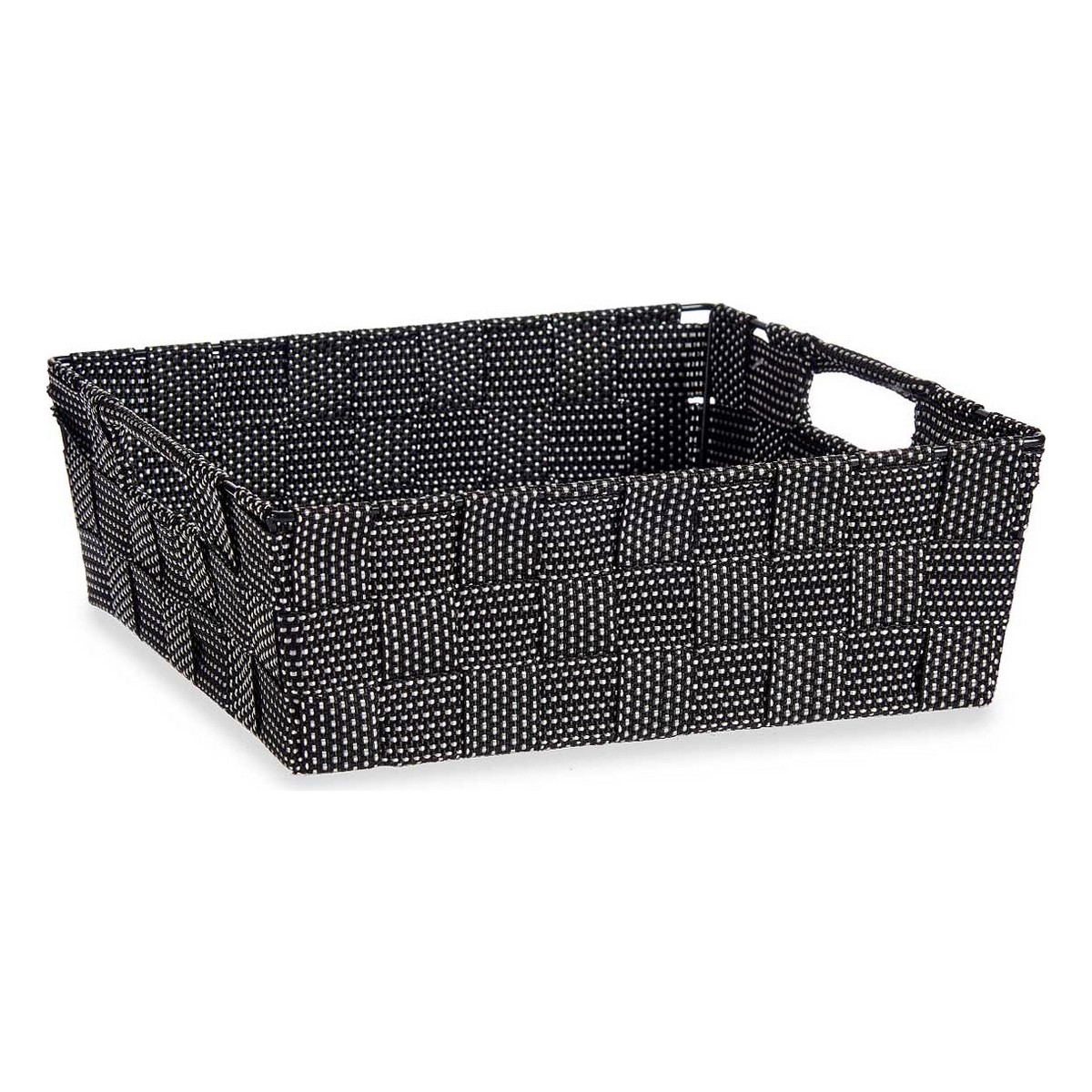 Korg Kipit Svart Tyg 23 x 8 x 27 cm