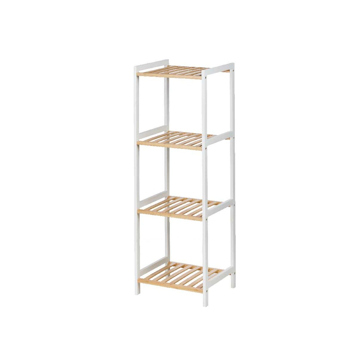 Badrumshyllor Berilo WR5503-4-460 Vit Naturell 35 x 30 x 100 cm