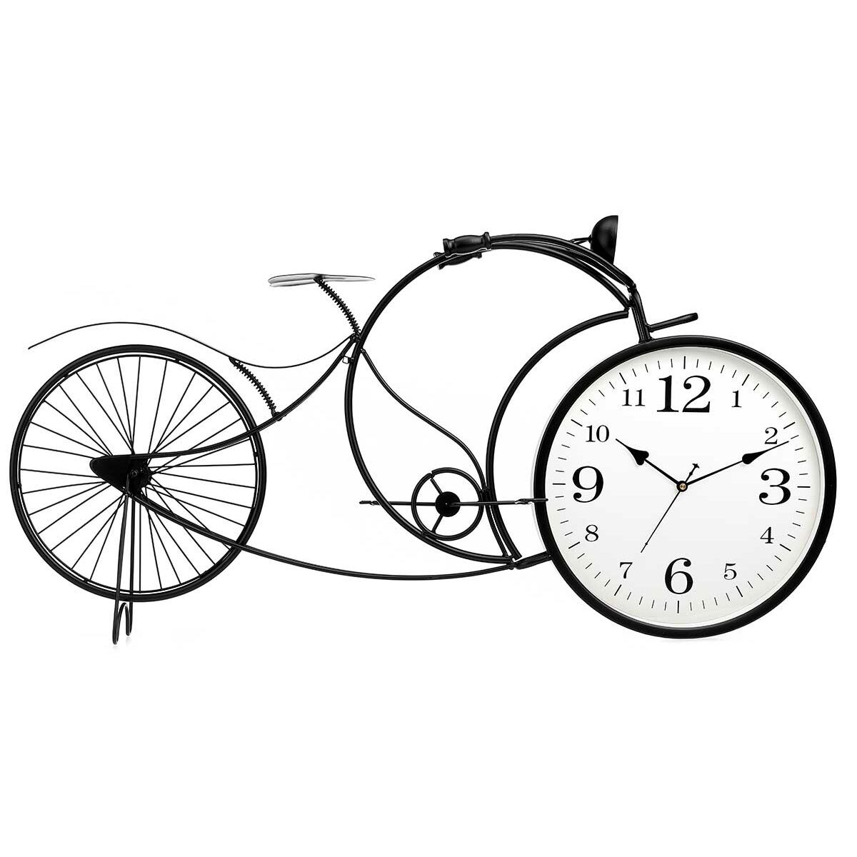 Asztali óra Cykel Svart Metall 95 x 50 x 12 cm
