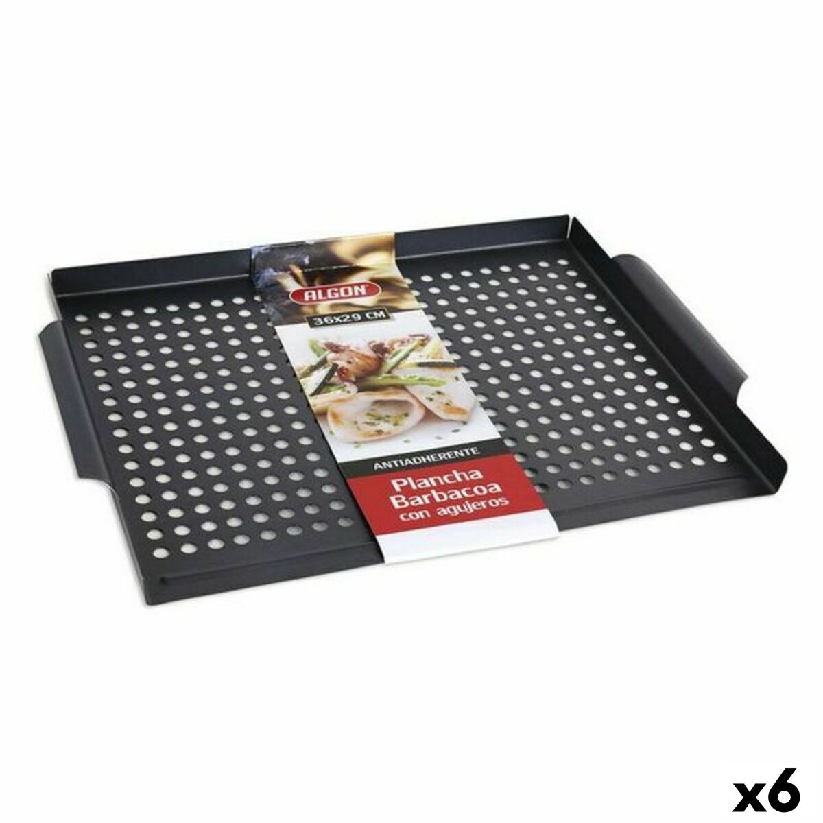 Grillpanna med hål för barbecue Algon (36 x 29 cm)