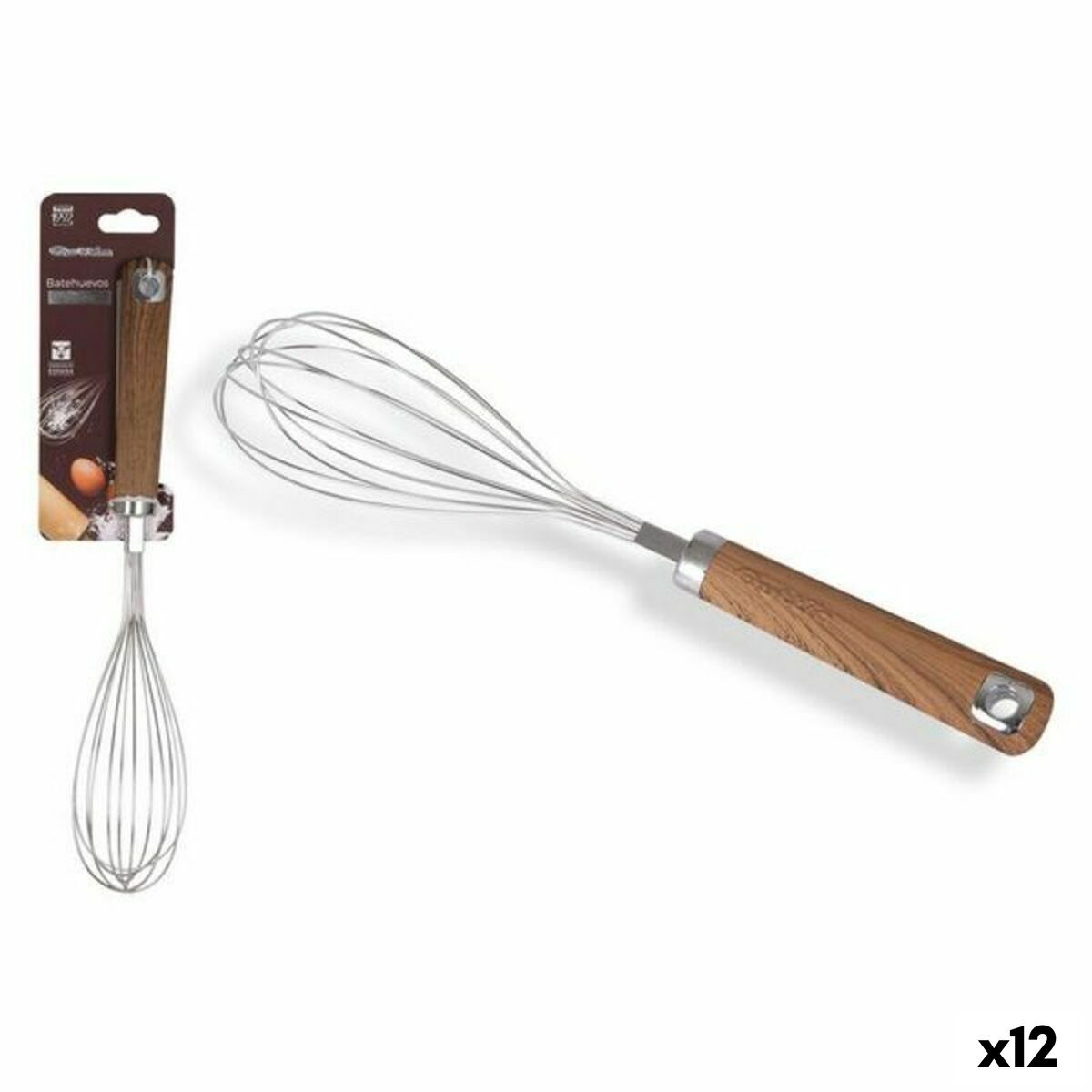 Blandning med hållare Quttin 146399 Rostfritt stål (12 antal) (30 cm)