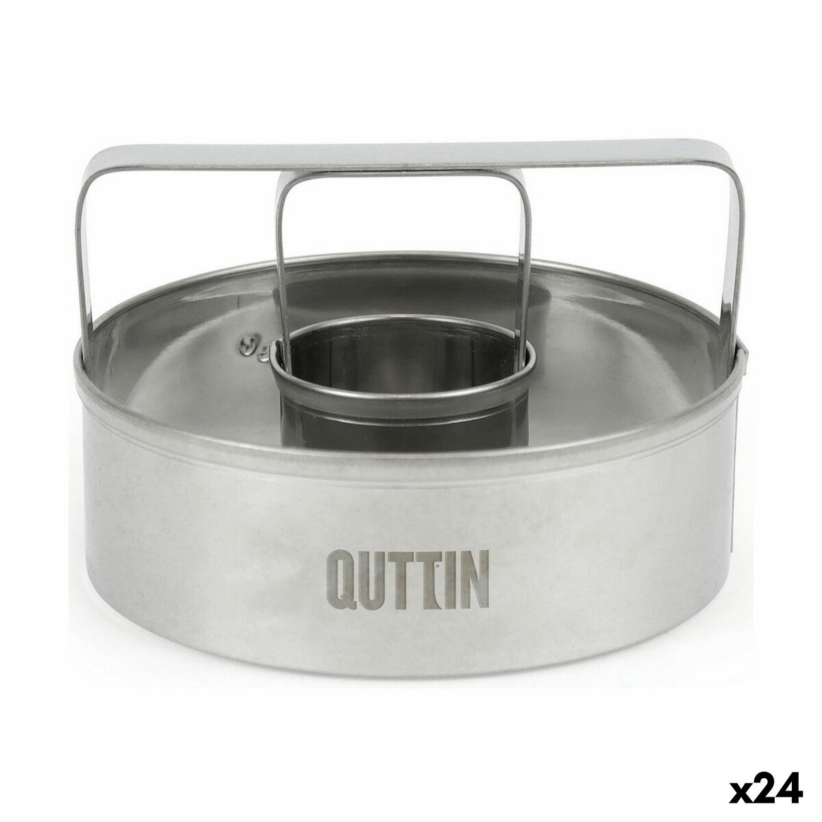 Bakform Quttin 7,5 x 7,5 x 5 cm Stål (24 antal)