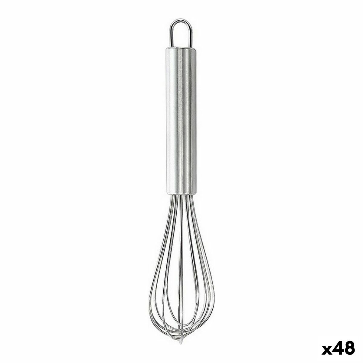 Blandning med hållare Rostfritt stål Silvrig 20 cm 1,5 mm (48 antal)