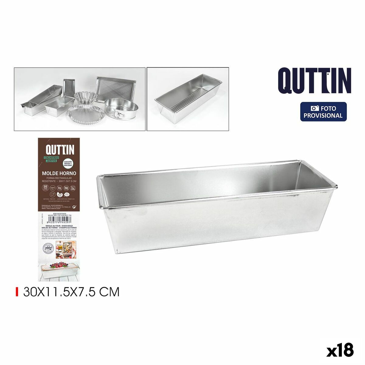 Bakform Quttin (18 antal)