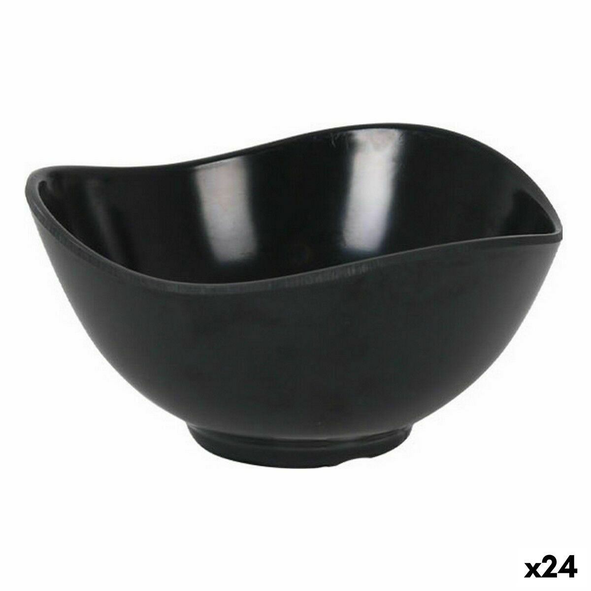 Snacksskål La Mediterránea Melamin Antracitgrå 11,5 X 6 cm (24 antal)