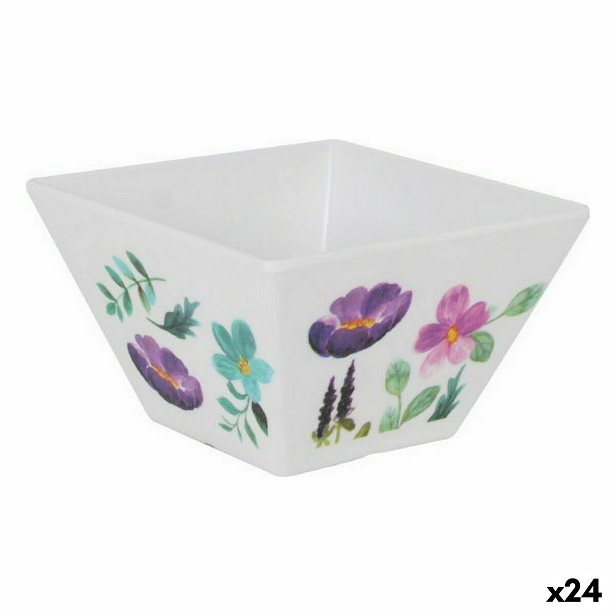Snacksskål La Mediterránea Sakura Melamin Glans 10 x 10 x 6 cm (24 antal)