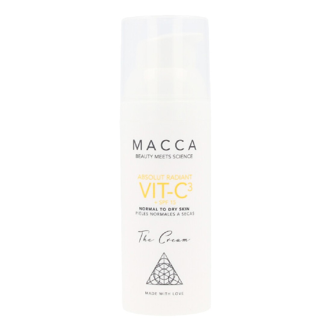 Highlighterkräm Absolut Radiant VIT-C3 Macca Torr hud Spf 15 (50 ml)