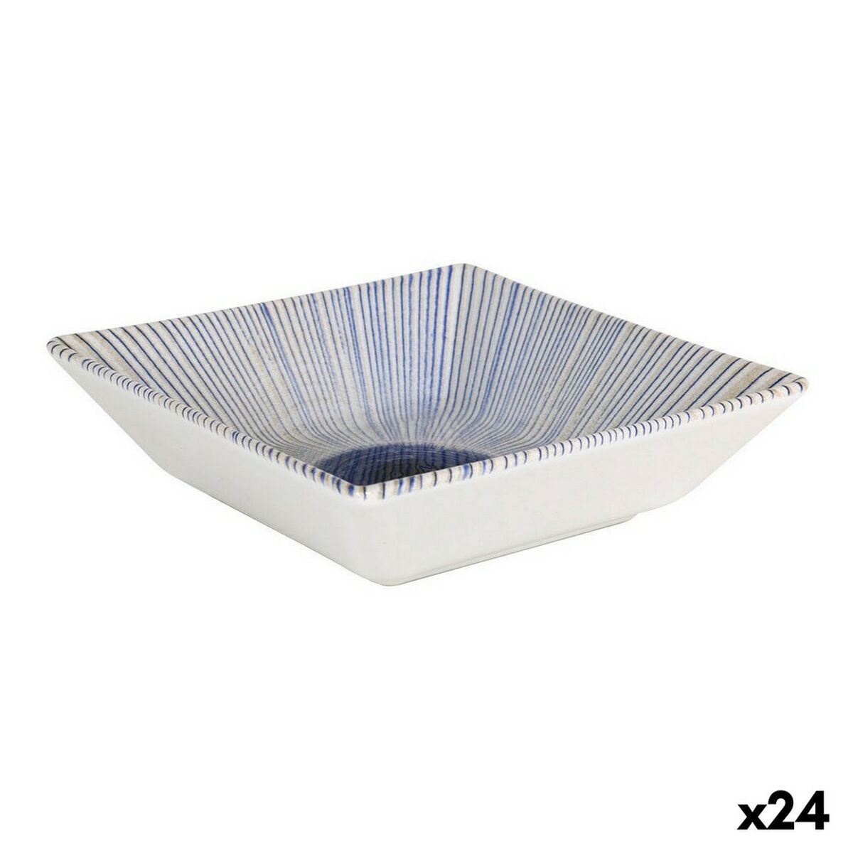 Skål La Mediterránea Irys 18 x 18 x 5 cm (24 antal) (ø 18 cm)