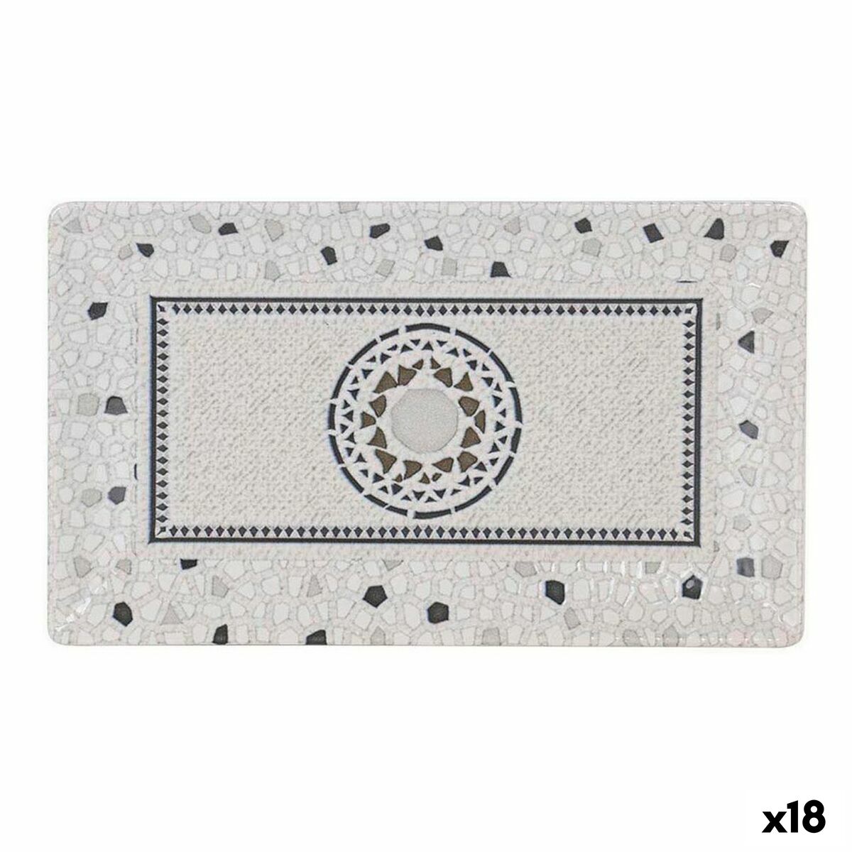 Servingsfat La Mediterránea Barroc Rektangulär 25 x 15 x 2 cm (18 antal)