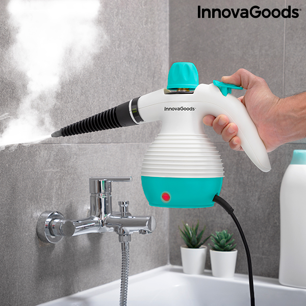 Multifunktionell 9-i-1 handhållen steamer med tillbehör Steany InnovaGoods 0,35 L 3 Bar 1000W