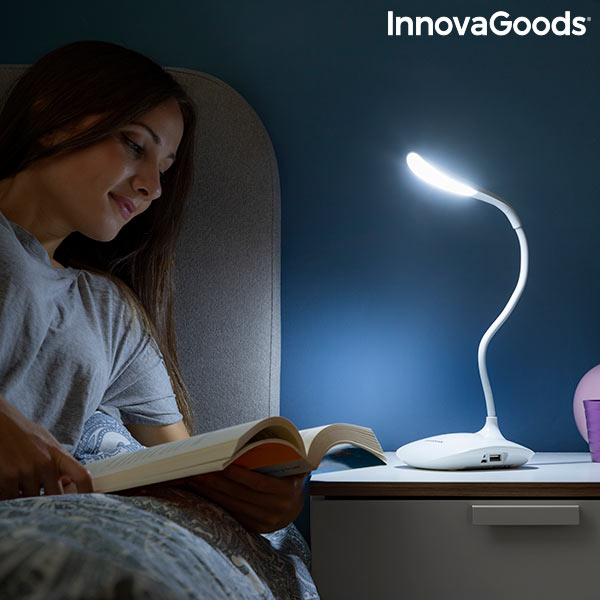 Uppladdningsbar bordslampa med LED och touch-funktion Lum2Go InnovaGoods