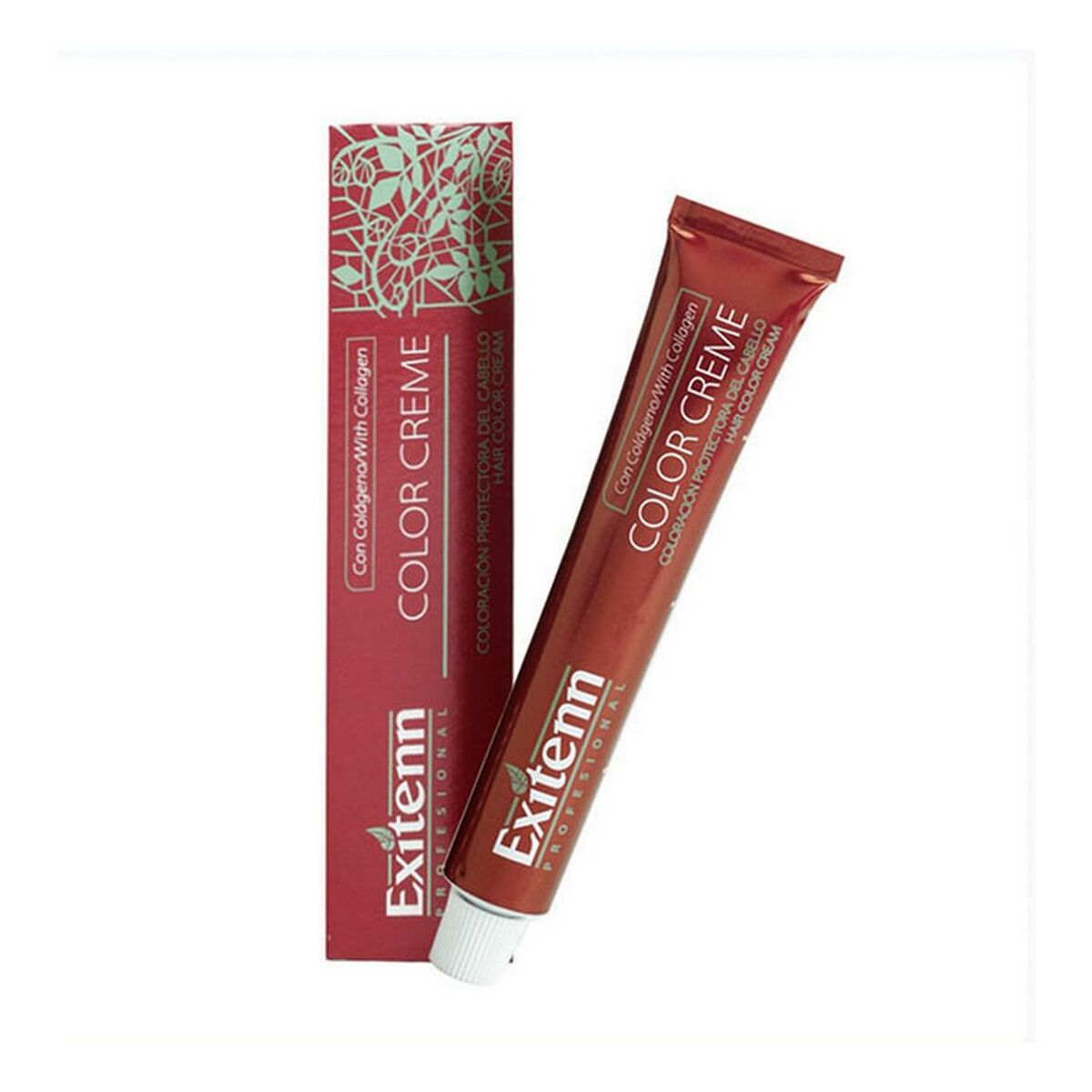 Permanent färg Color Creme Exitenn Color Creme Nº 7 Medium Blonde (60 ml)